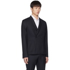 Daniel W. Fletcher Navy Double-Breasted Blazer