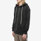 Rick Owens DRKSHDW Men's Jasons Mediumweight Hoody in Black