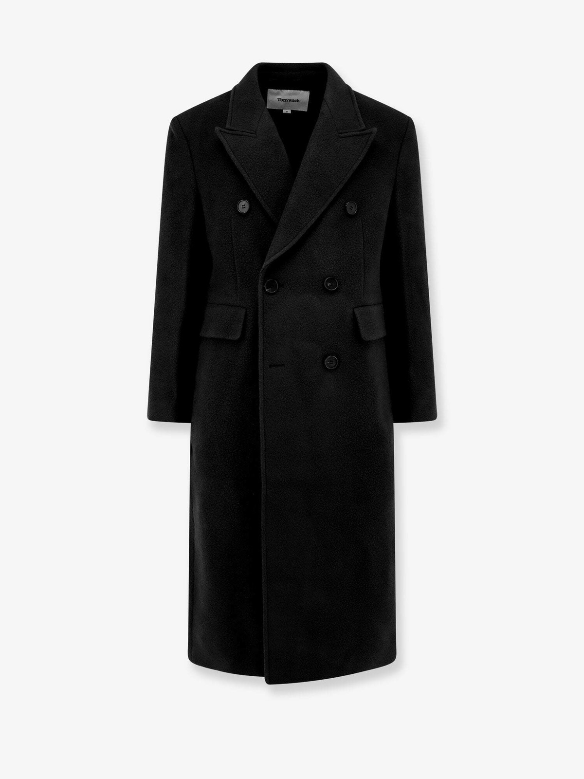 ジャケット・アウター TONYWACK Single-Breasted Tailored Coat Tonywack Coat Black Mens Tonywack