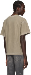 John Elliott Taupe Reversed T-Shirt