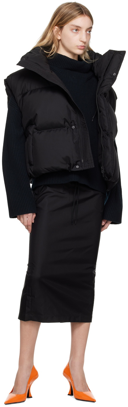 WARDROBE.NYC Black Puffer Down Vest