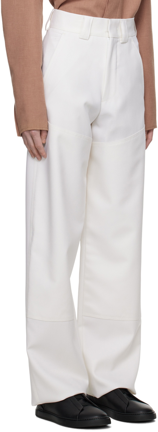 ZEGNA Off-White Paneled Trousers