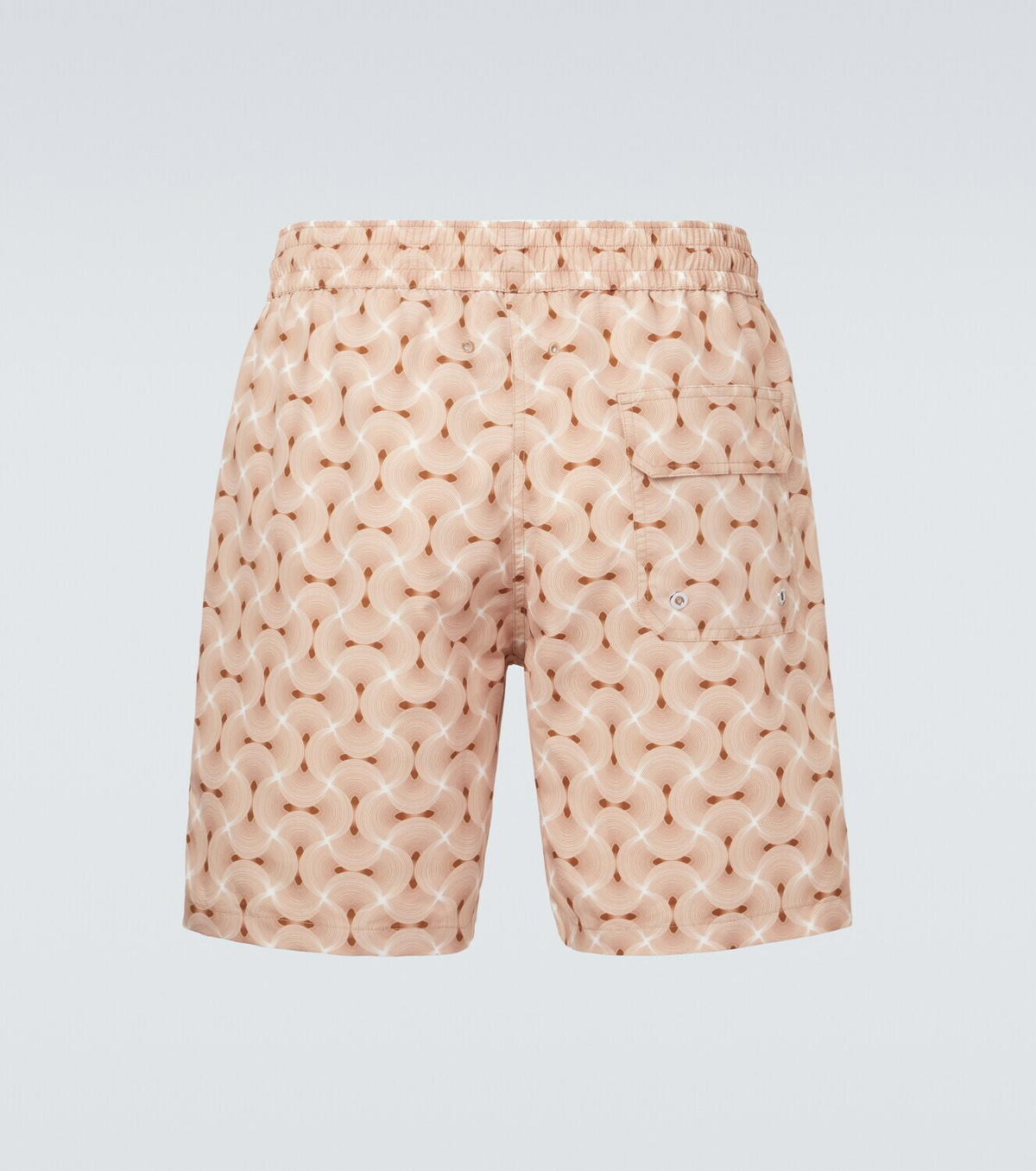 Frescobol Carioca Santos printed swim trunks