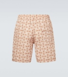 Frescobol Carioca Santos printed swim trunks
