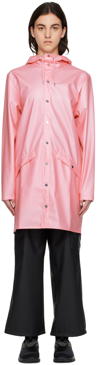 RAINS Pink Long Coat