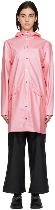 Photo: RAINS Pink Long Coat