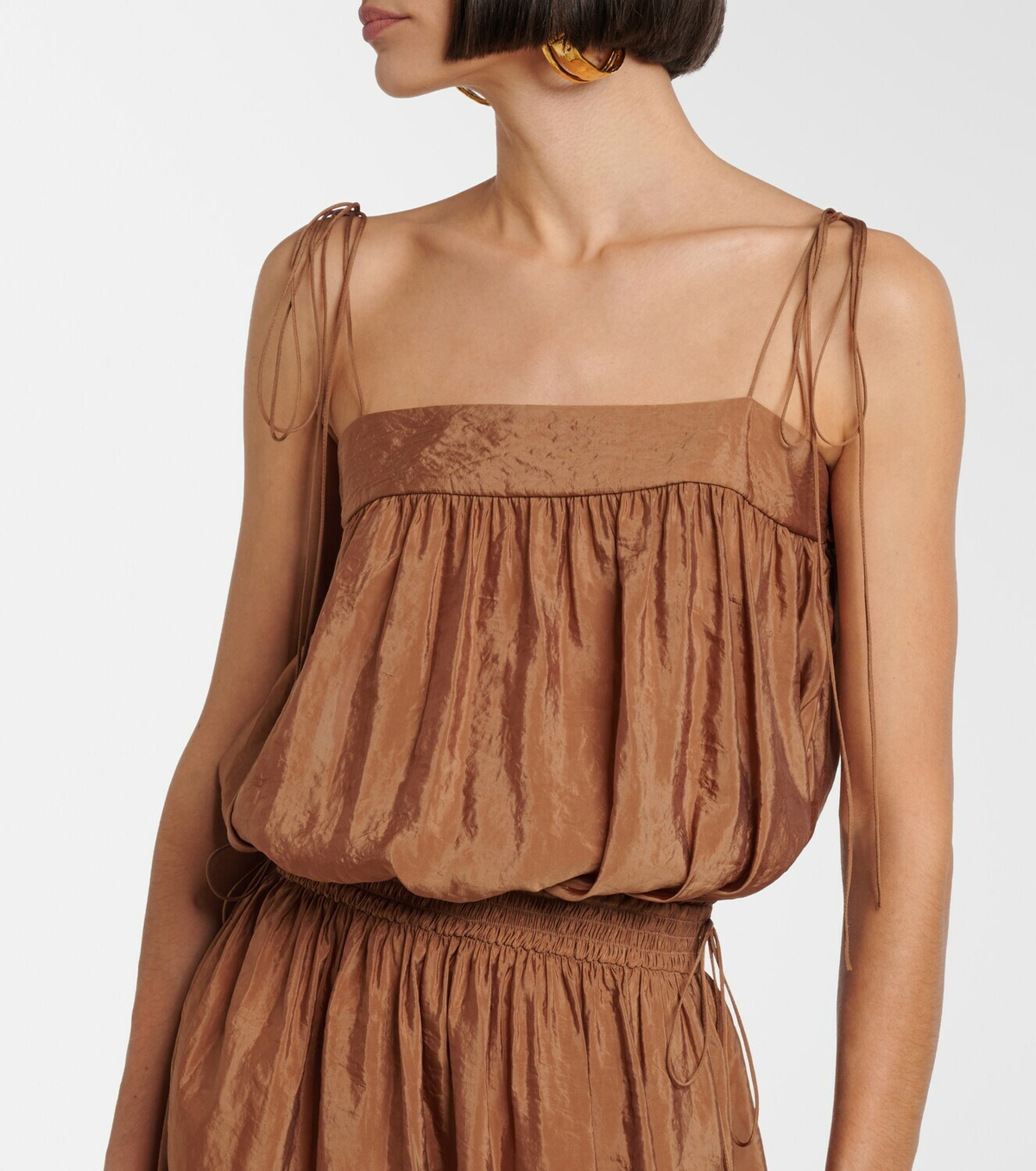 Saint Laurent Jersey midi dress