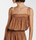 Saint Laurent Jersey midi dress