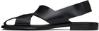 HEREU Black Llano Sandals