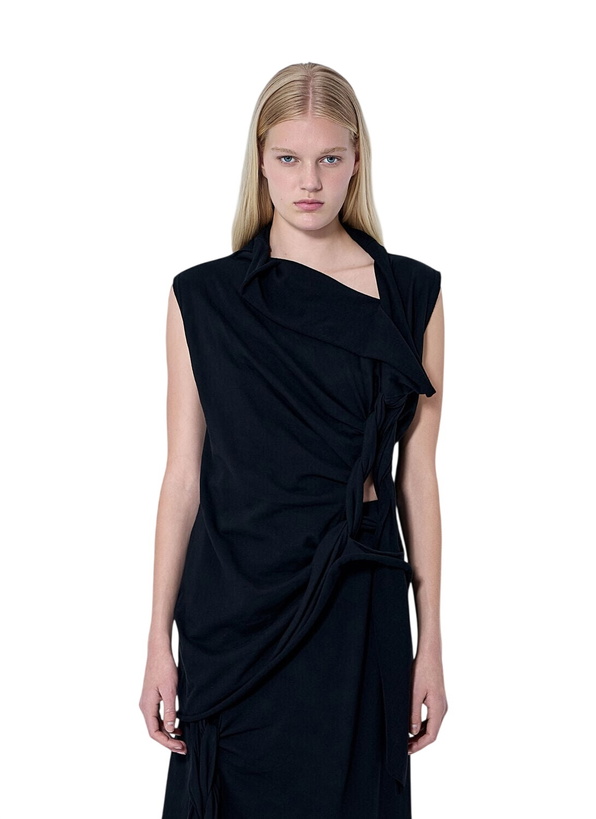 Photo: Yohji Yamamoto High Twisted French Terry Braided Top