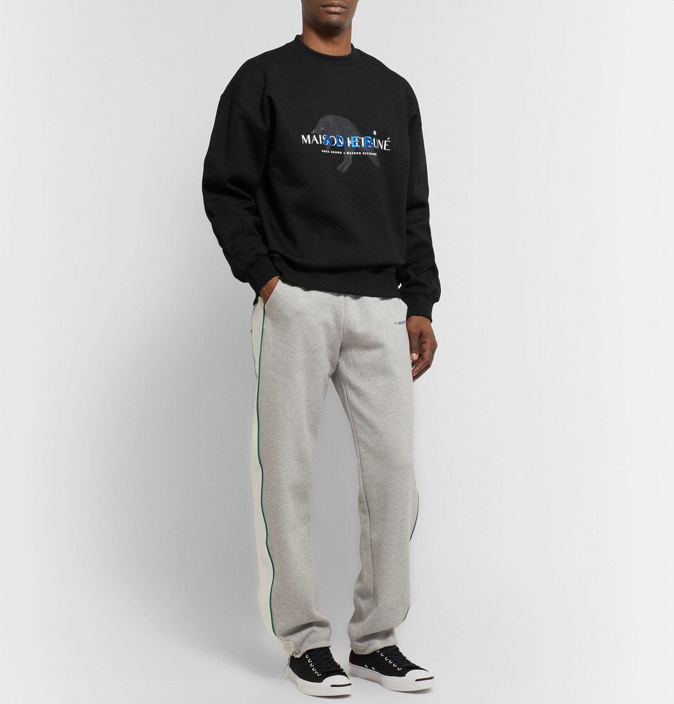 Maison Kitsuné - ADER error Oversized Logo-Detailed Cotton-Blend