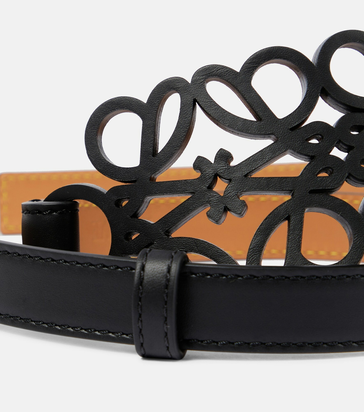 Loewe Anagram cutout leather belt Loewe