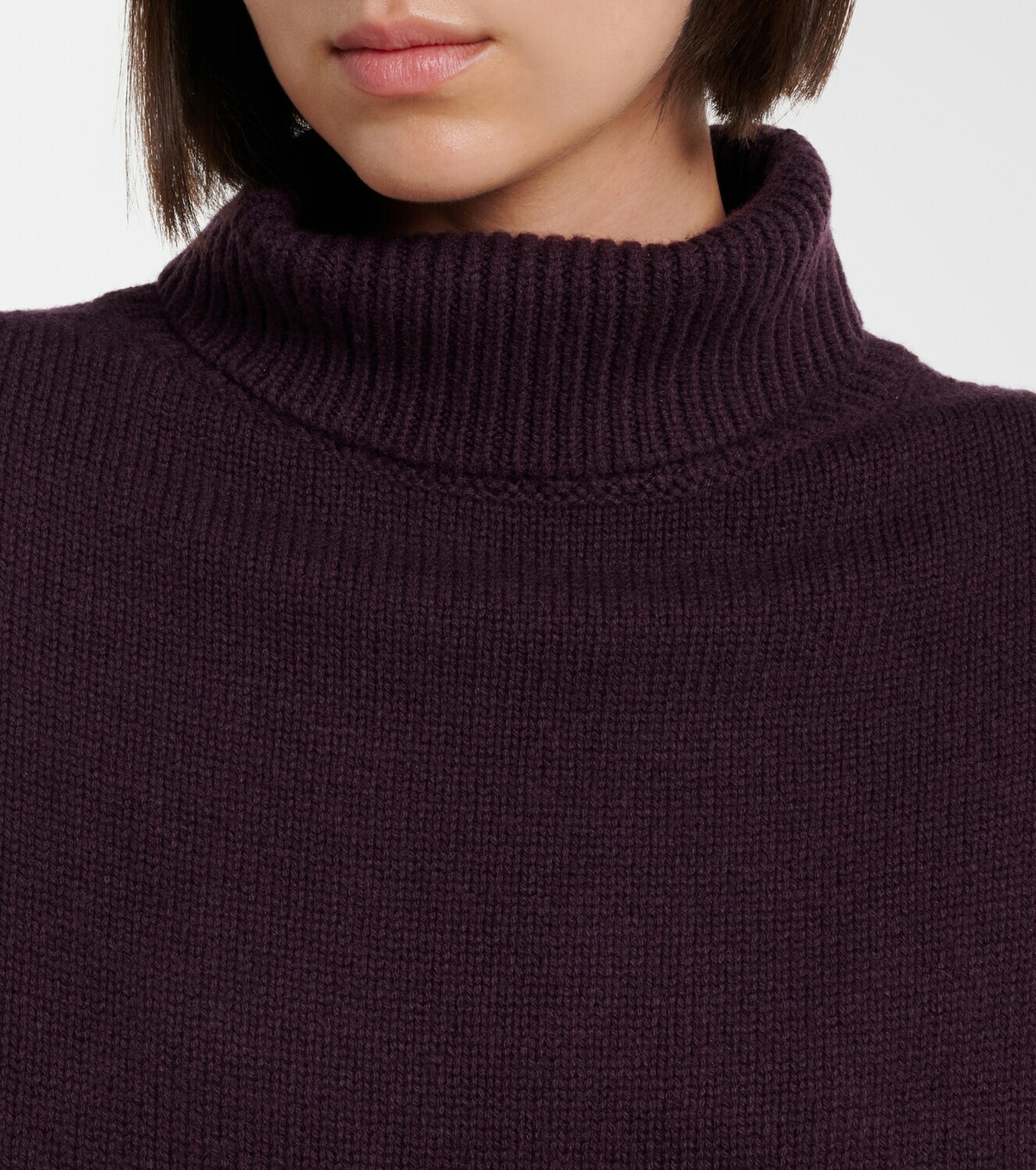 Jardin des Orangers Turtleneck wool and cashmere sweater vest