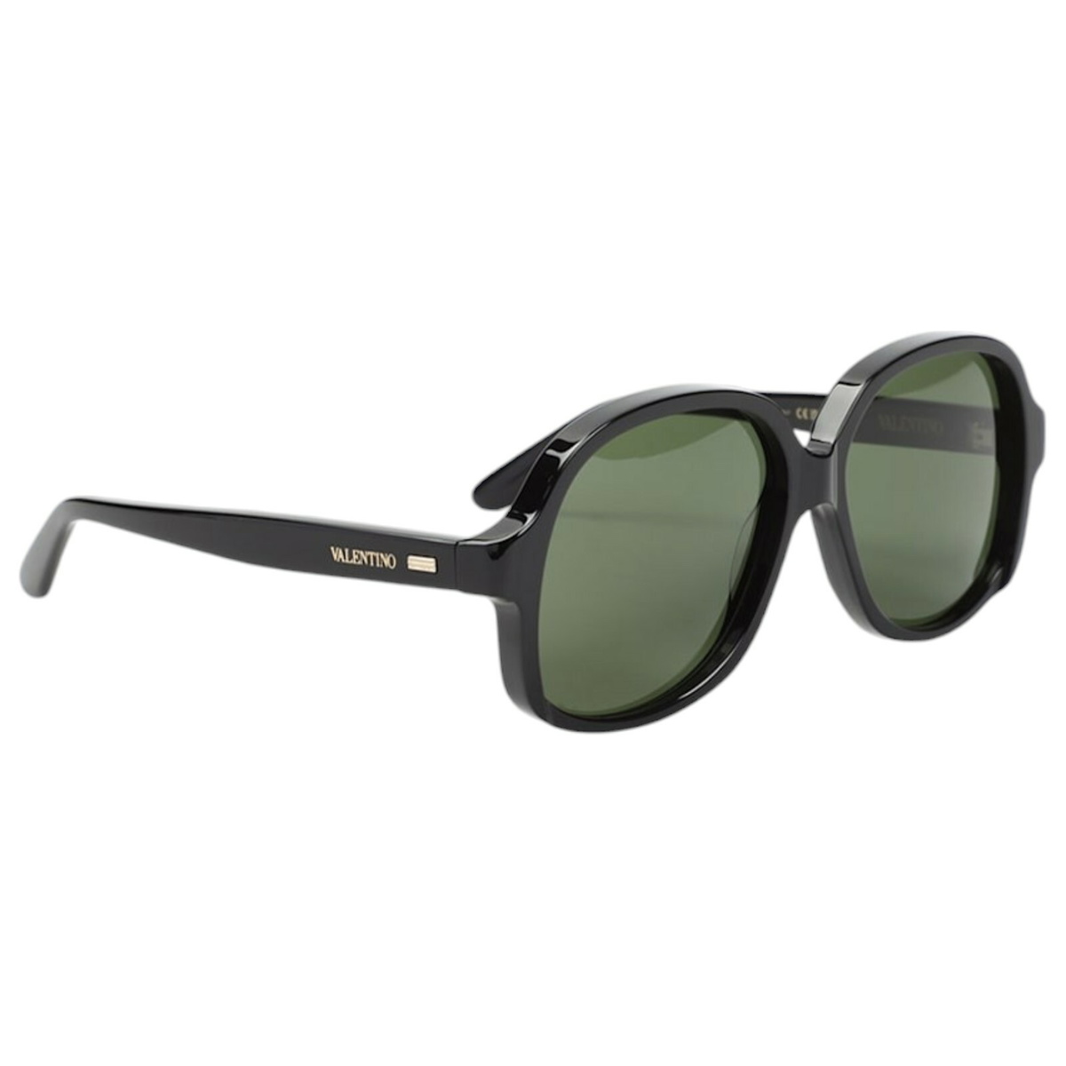 Valentino Garavani White Acetate V-grace Sunglasses
