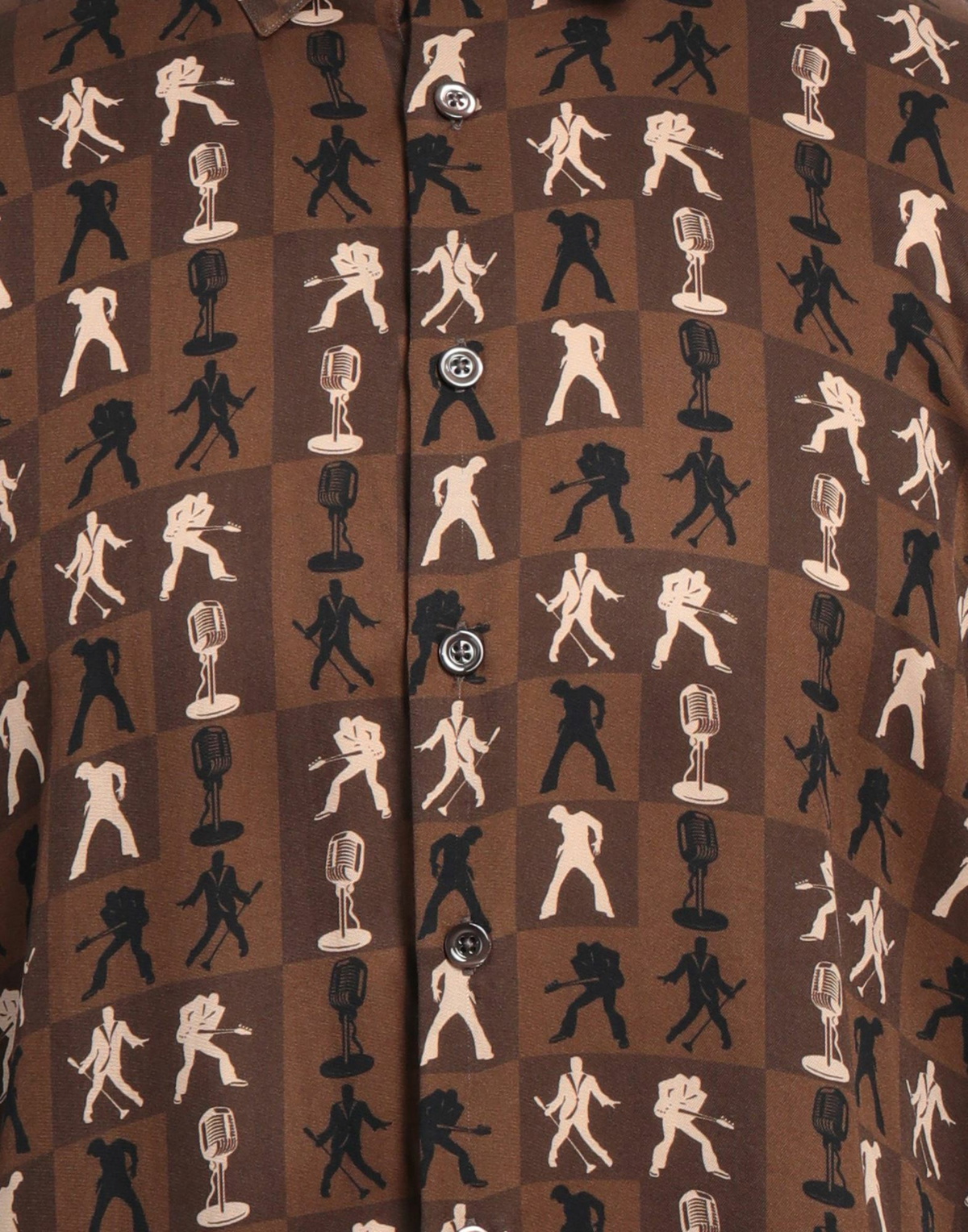 Pt Torino Mens Shirt in Brown