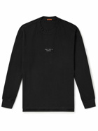 Barena - Logo-Embroidered Cotton-Jersey T-Shirt - Black