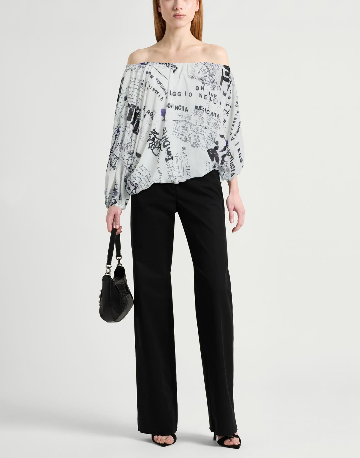 Jijil Womens Top in Light grey