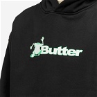 Butter Goods Men's T-Shirt Logo Hoodie in Black