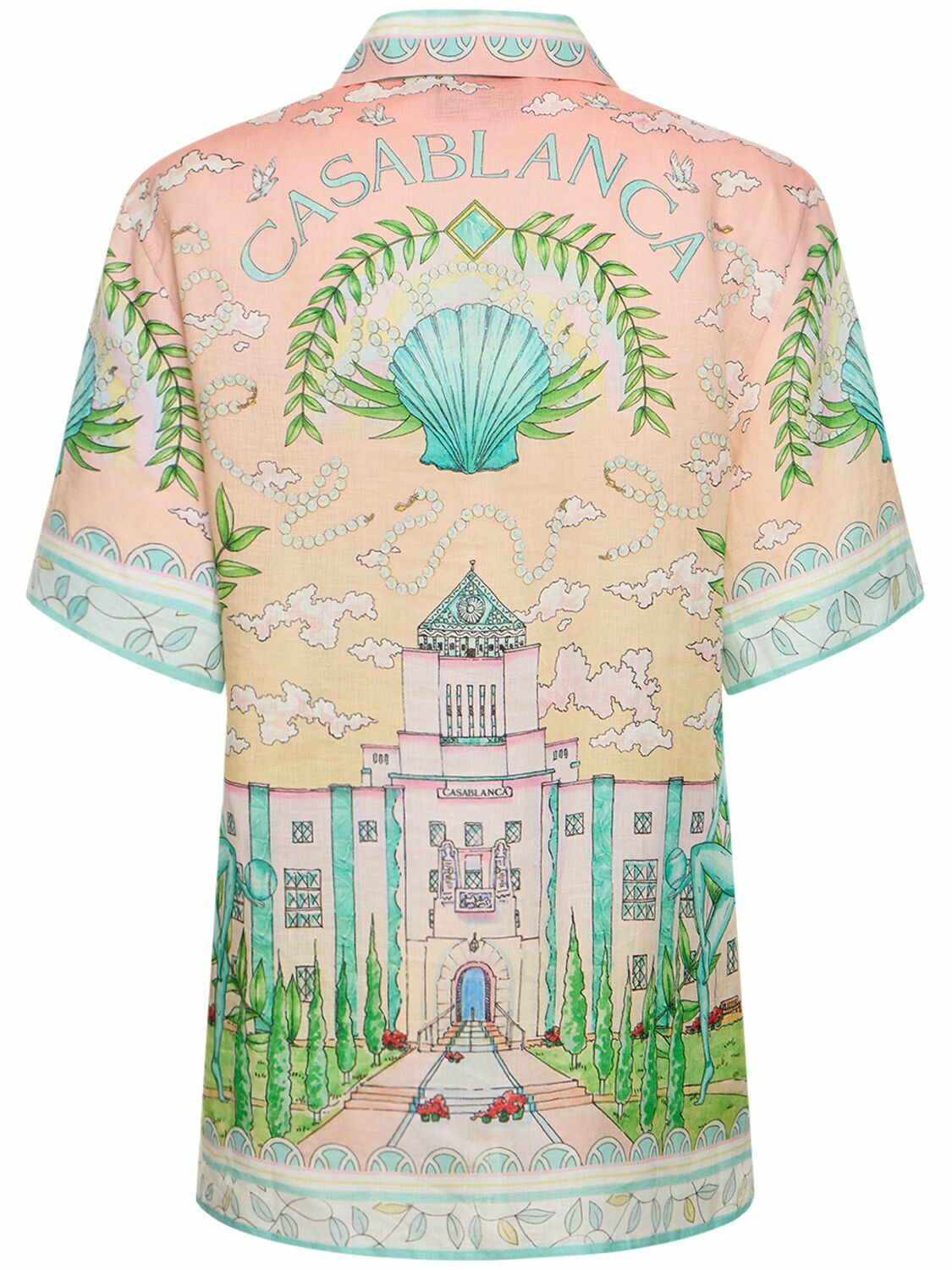 CASABLANCA Printed Linen Shirt Casablanca