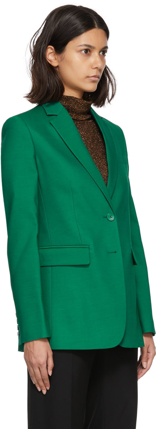 Valentino Green Wool Blazer Valentino Valentino Green Wool Blazer Valentino