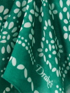 Drake's - Printed Cotton and Silk-Blend Bandana