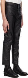 Enfants Riches Déprimés Black Carpenter Leather Pants