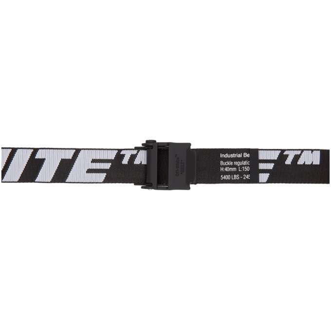 Off-White Black and White 2.0 Industrial Belt