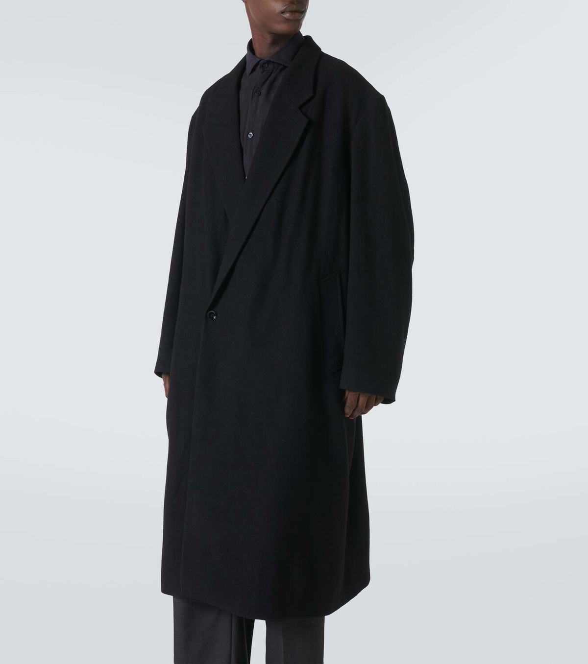 ジャケット・アウター Lemaire Oversize Overcoat Lemaire Oversized virgin wool twill overcoat Lemaire