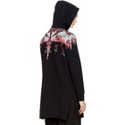 Marcelo Burlon County of Milan Black and Pink Kolpoke Zip Hoodie