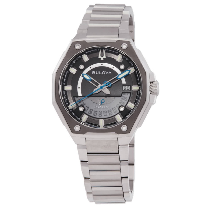 Photo: Bulova Series X Quartz Black Dial Mens Watch 98B456