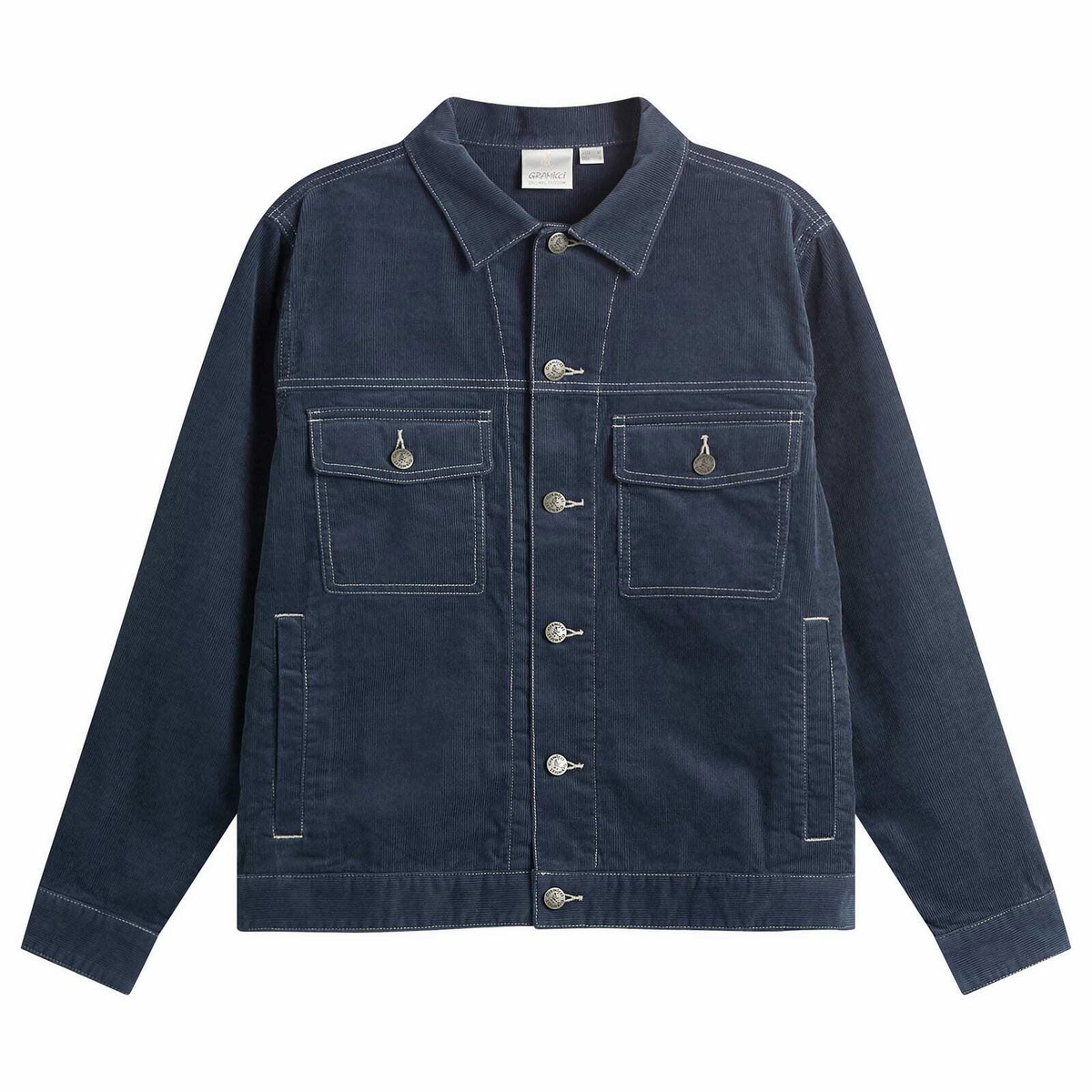 Gramicci Women's Corduroy Trucker Jacket in Navy