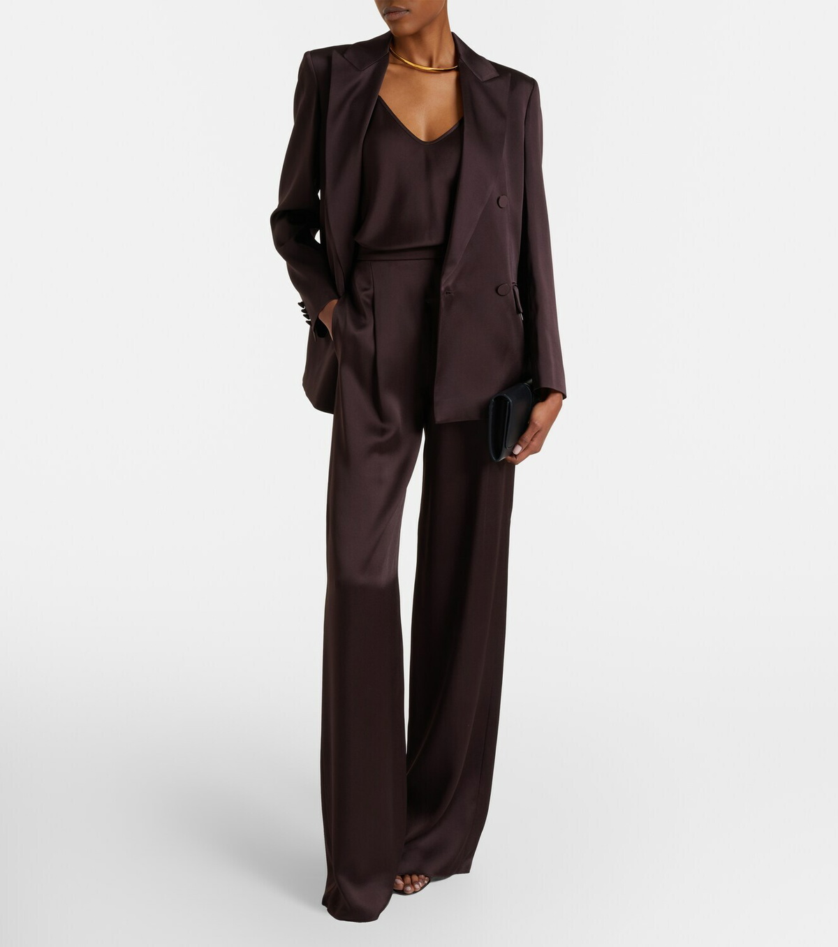 Max Mara Crêpe satin camisole