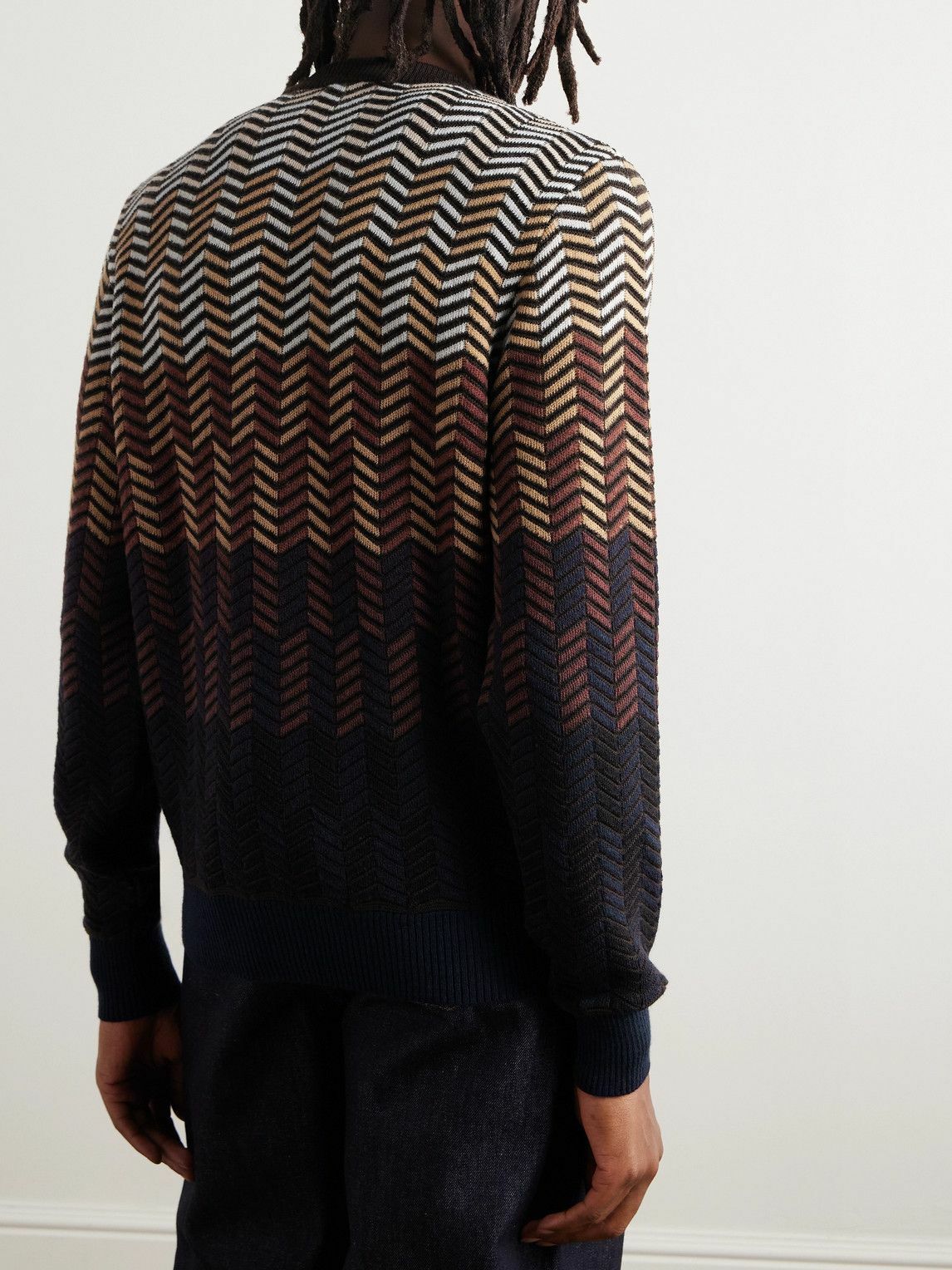 Missoni - Dégradé Virgin Wool Sweater - Brown