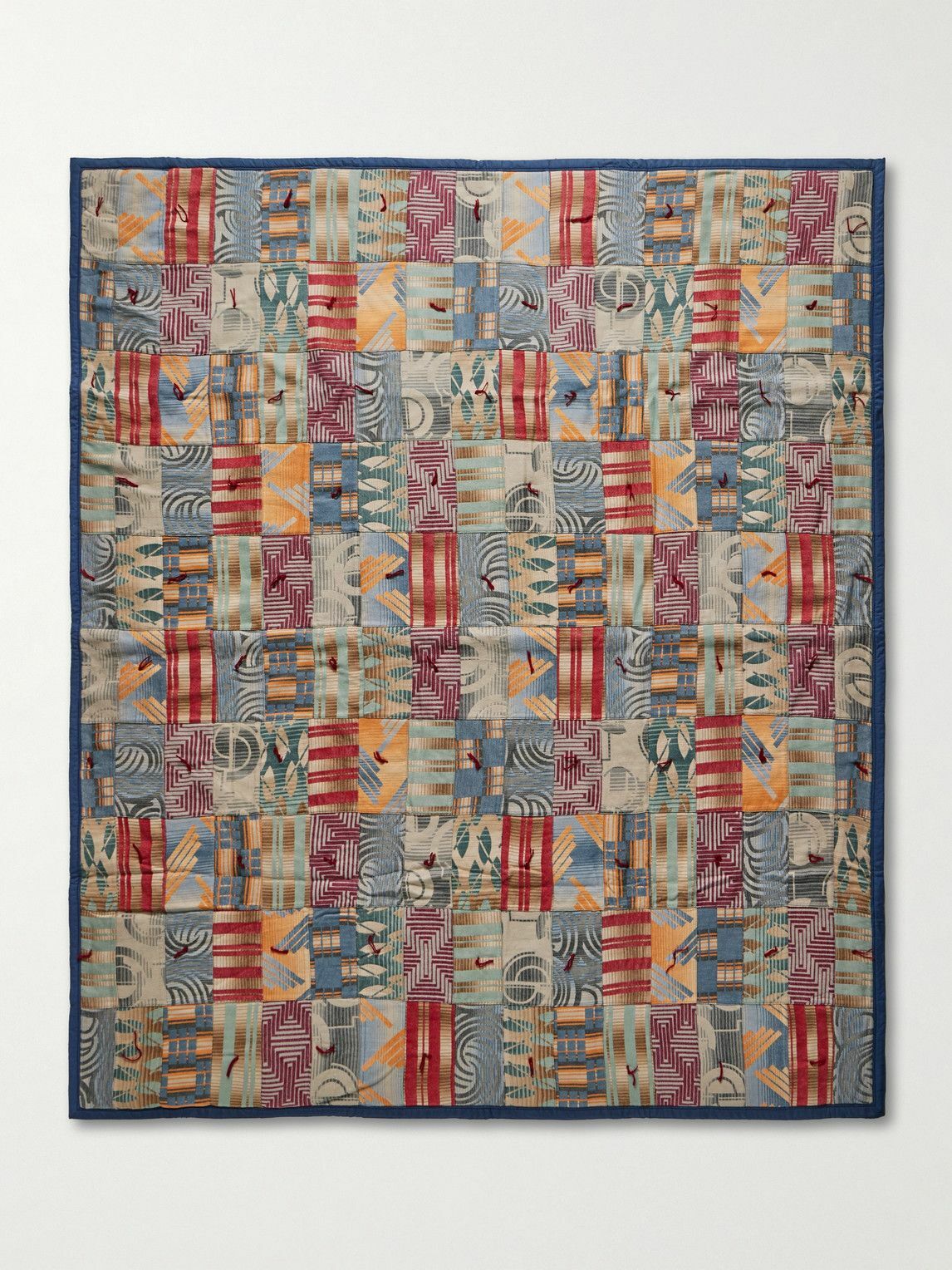RRL - Embroidered Patchwork Cotton Blanket