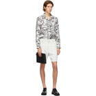 Fendi White Joshua Vides Edition Silk Shirt