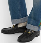 Gucci - Roos Horsebit Leather Loafers - Men - Black