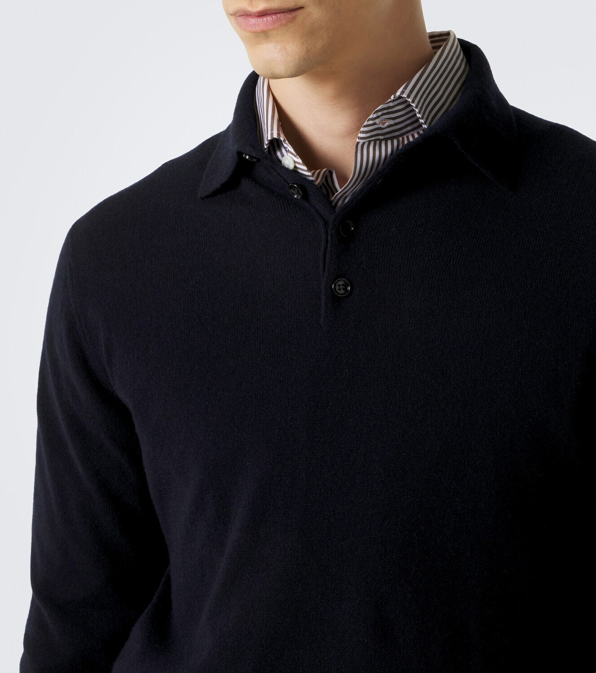 Allude Cashmere polo sweater