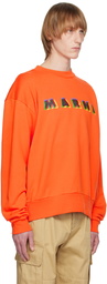 Marni Orange Printed Sweatshirt