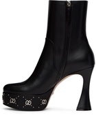 Gucci Black GG Studs Boots