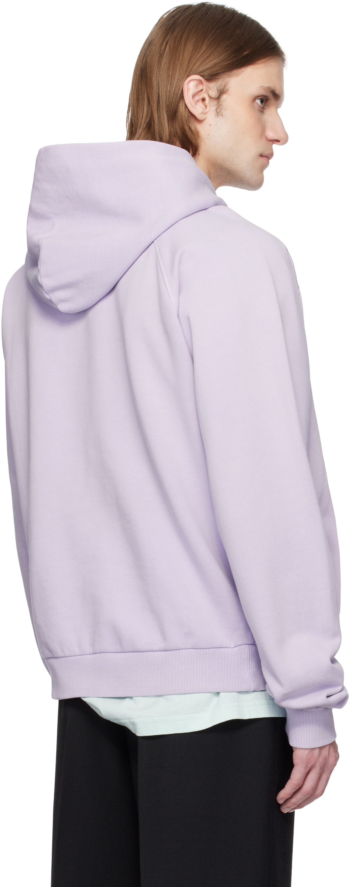 Martine Rose Purple Raglan Hoodie