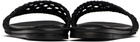 Le Monde Beryl Black Woven Pool Slides