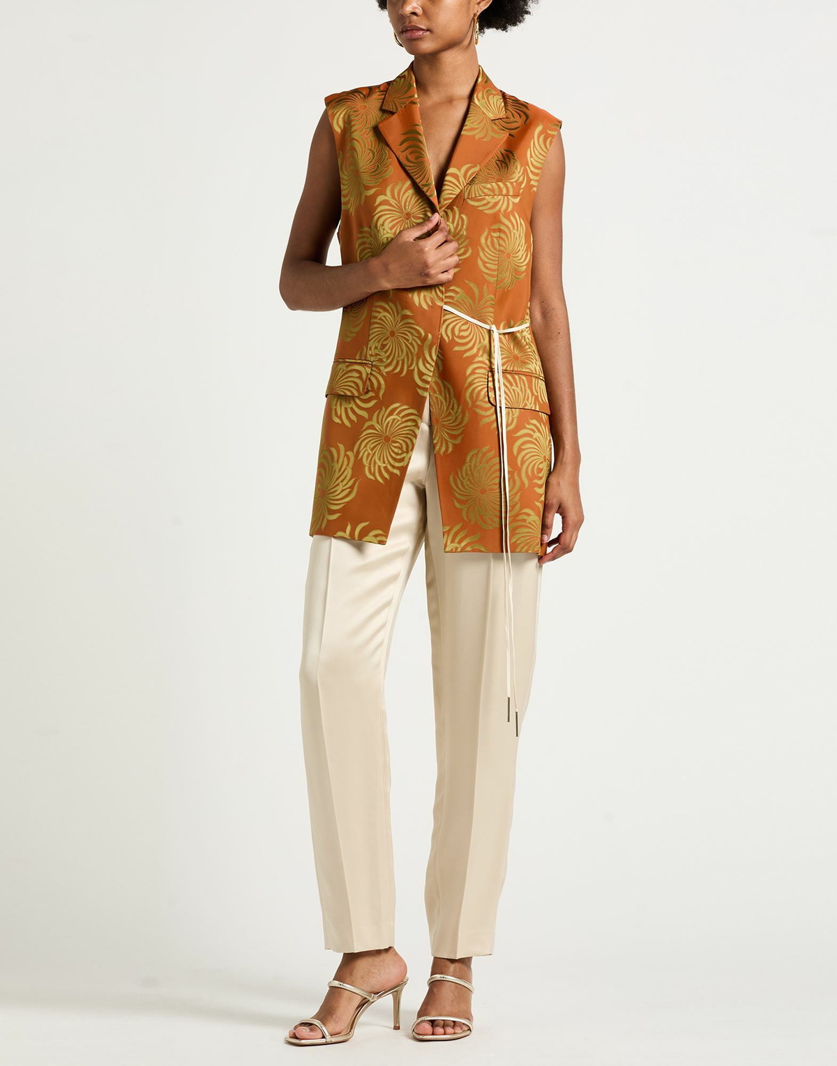 Dries Van Noten Womens Blazer Rust