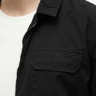 C.P. Company Men's Arm Lens Zip Overshirt in Black