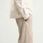 Jacquemus Men's Cruising Cotton Linen Trouser in Beige