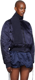 Ottolinger Navy Scarf Bomber Jacket