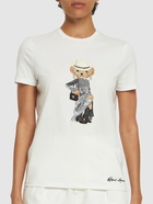 RALPH LAUREN COLLECTION Western Bear Cotton T-shirt