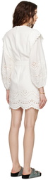 ZIMMERMANN Off-White Junie Minidress