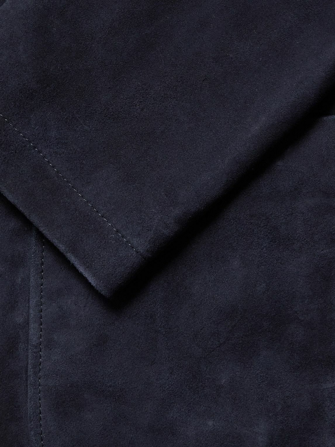Mr P. - Suede Blazer - Blue