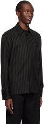 Bottega Veneta Black Striped Shirt