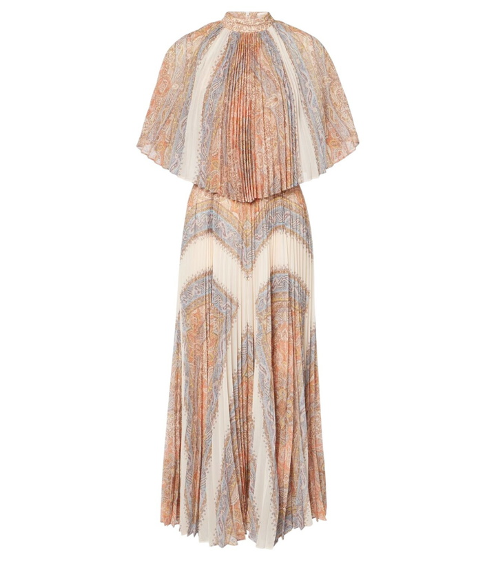Photo: Zimmermann Illustration Sunray paisley caped midi dress